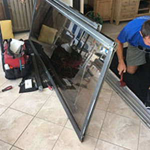 sliding glass door frame repair Miramar